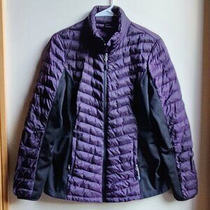 32 Degrees HEAT Purple Lightweight Puffer Jacket Size Medium